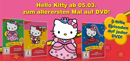 „Hello Kitty“ bezaubert jetzt auch auf DVD